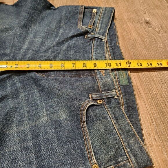 Ralph Lauren Jeans Co. Premium Classic Straight Leg Women's Jeans Dark Size 12 - Picture 10 of 10